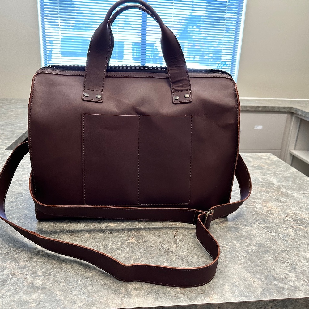 Love 41 leather Duffle Bag